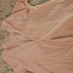 Michael Kors pink striped blouse